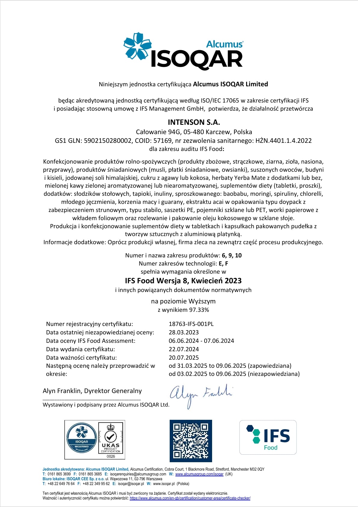 Ksylitol Danisco (FINLANDIA) 500g - Intenson.pl