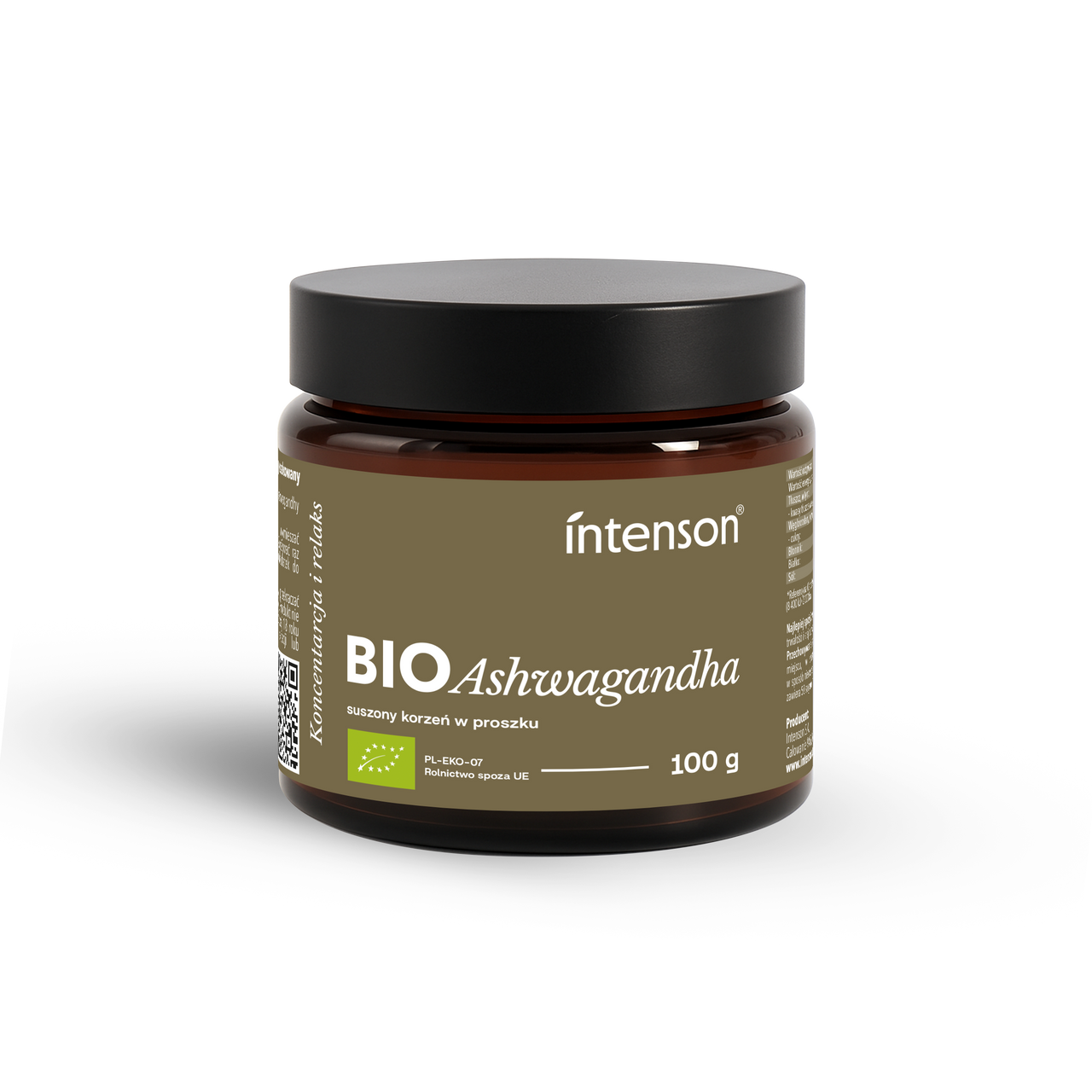 Bio Ashwagandha proszek, 90g