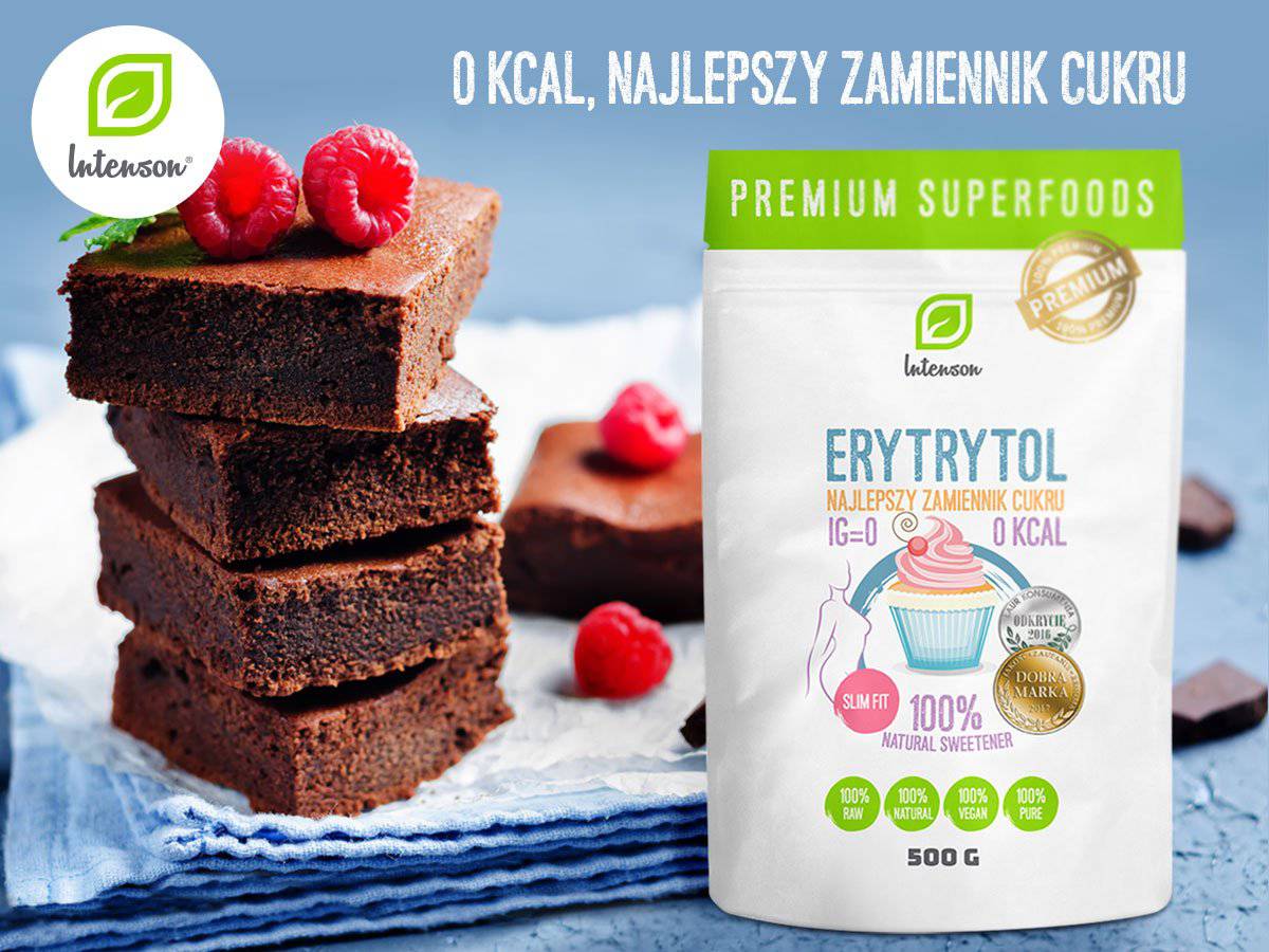 Erytrytol 500g - słodzik 0 kcal - Intenson.pl