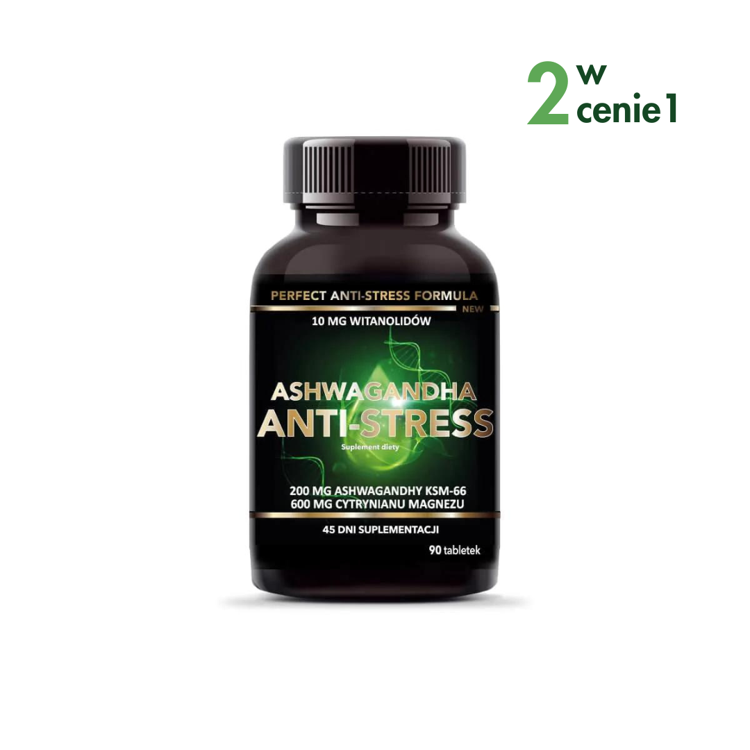 Ashwagandha Anti-stress KSM-66 200mg  90 tabletek
