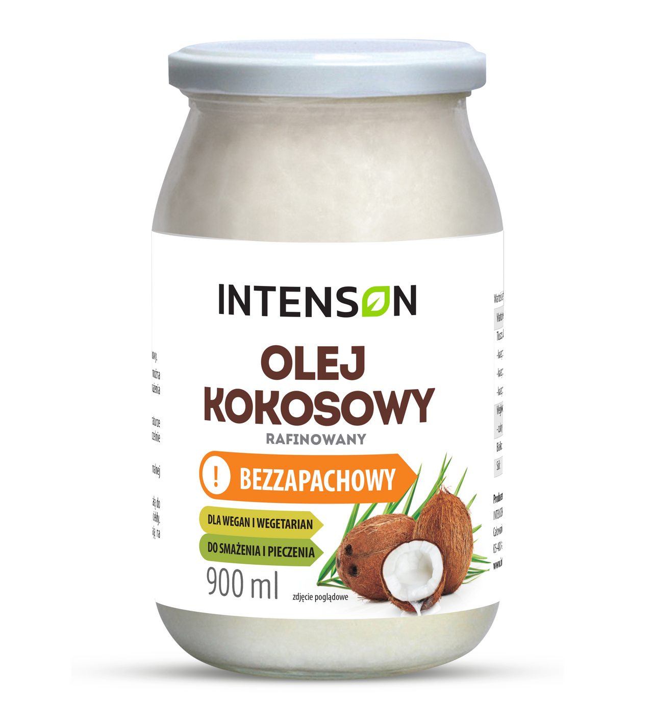 Olej kokosowy rafinowany 900ml