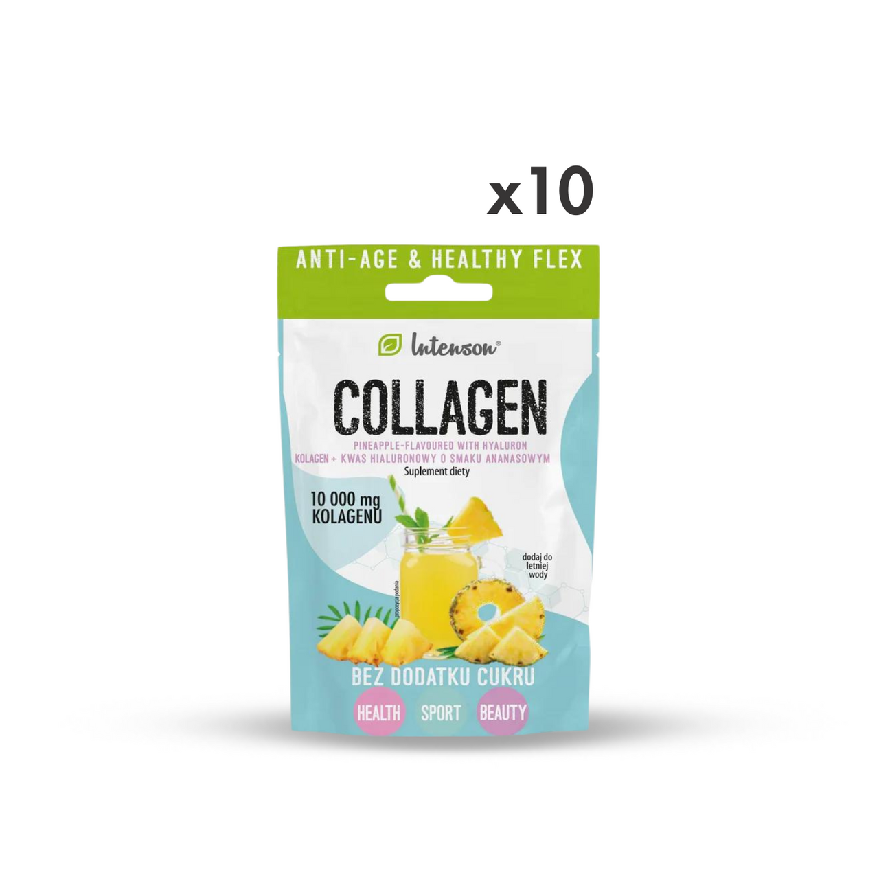 Pineapple-flavored collagen – drink powder