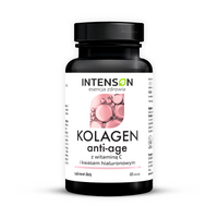 Thumbnail for Kolagen ANTI-AGE + hialuron + witamina C - 500mg 60 tabletek - Intenson.pl
