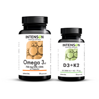 Thumbnail for Zestaw Odporność: Omega 3, 120 kapsułek i Witamina D3+K2, 120 kapsułek