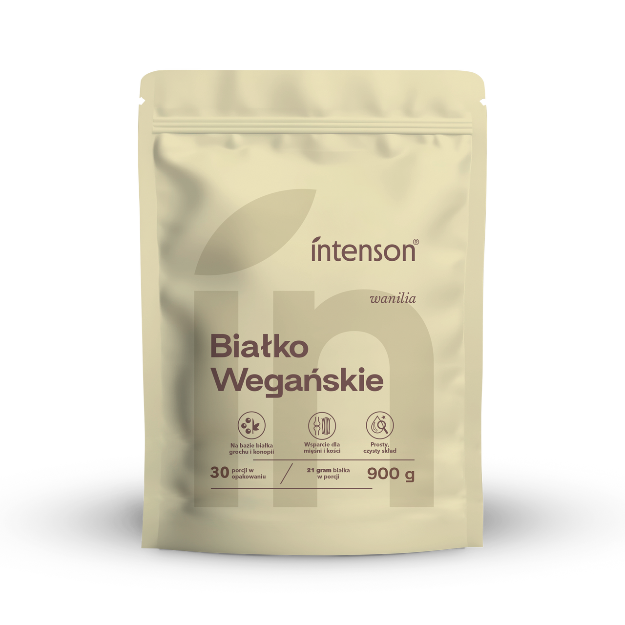 Białko wegańskie o smaku waniliowym, 900g