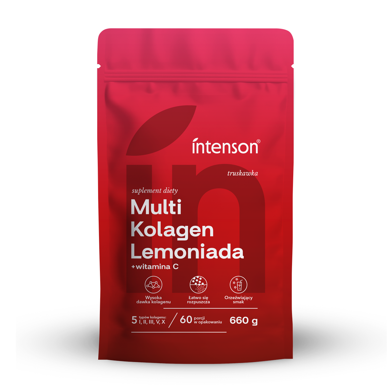 Multi Kolagen o smaku truskawkowym, 660g