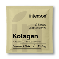 Thumbnail for Kolagen w saszetkach o smaku ananasowym z kwasem hialuronowym i witaminą C, jedna porcja 11,4g