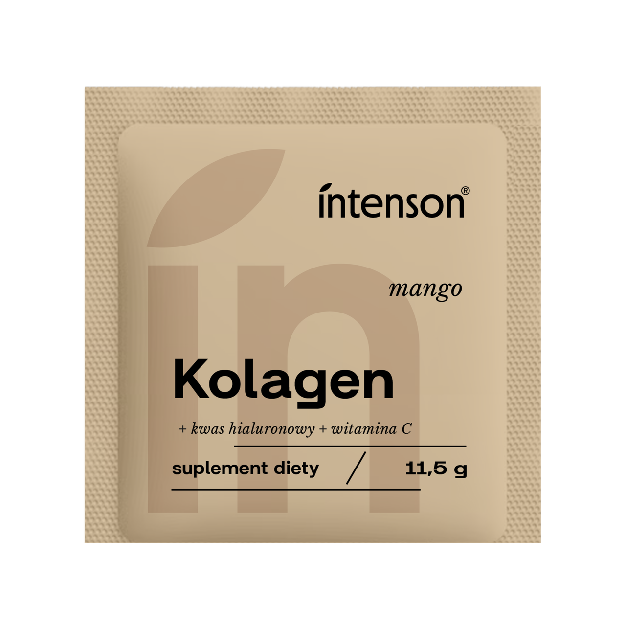 Intenson Kolagen saszetka + witamina C + kwas hialuronowy o smaku mango 11,5 g