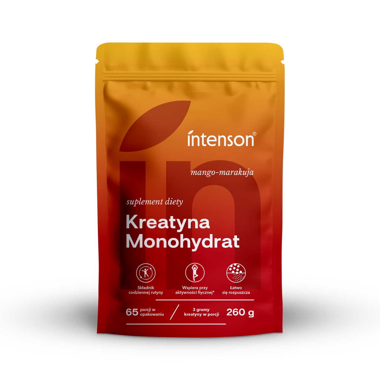 Kreatyna o smaku mango-marakuja, 260g