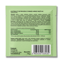 Thumbnail for Elektrolity o smaku arbuz-bazylia, 16g/ 20 saszetek
