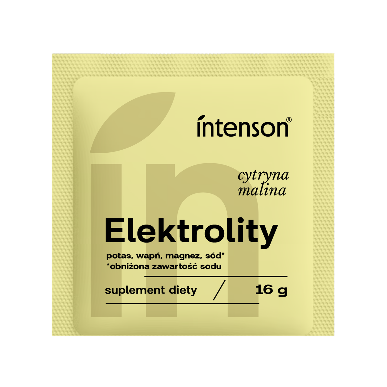 Elektrolity o smaku malina cytryna 16g/20 saszetek