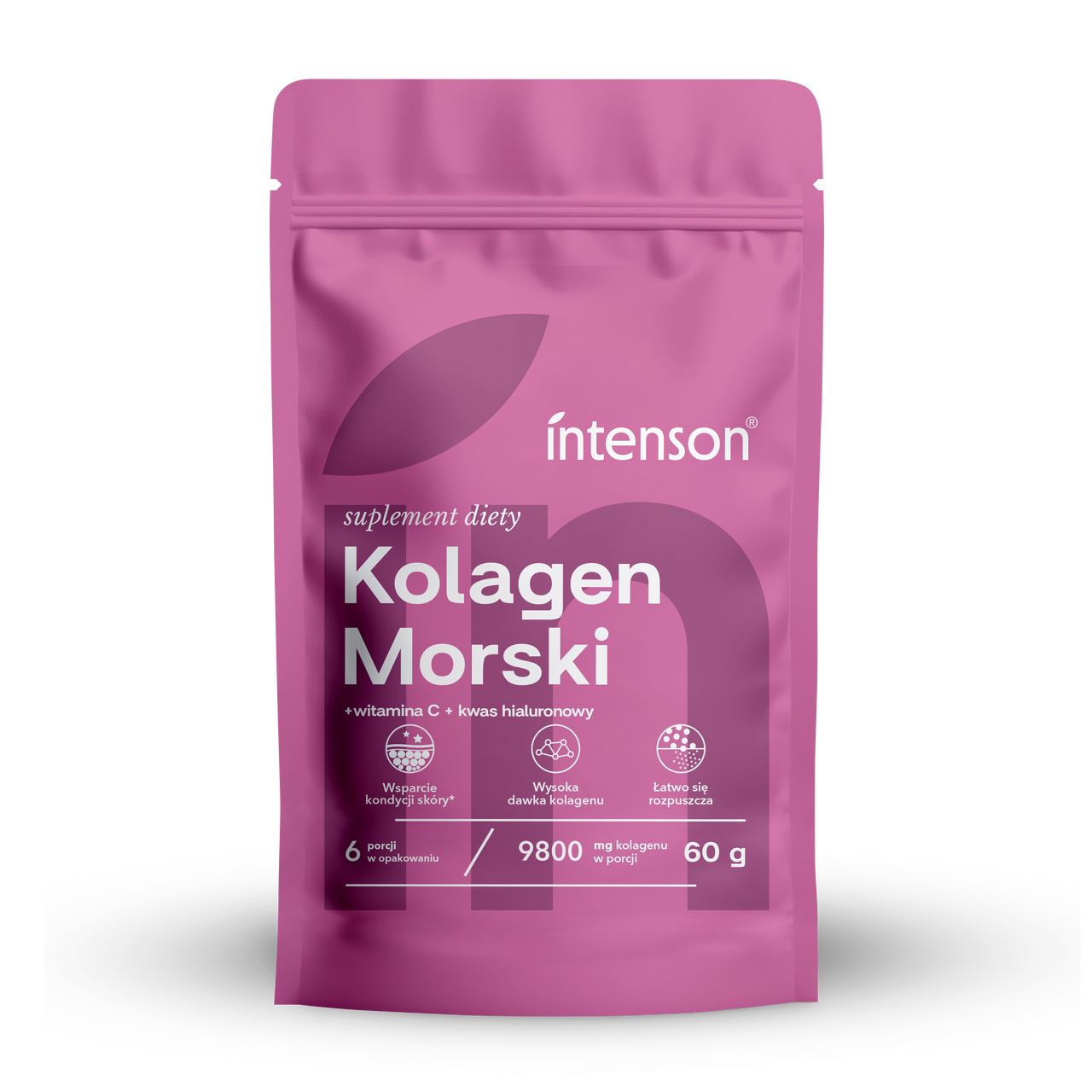 Kolagen morski z witaminą C i kwasem hialuronowym, 60g