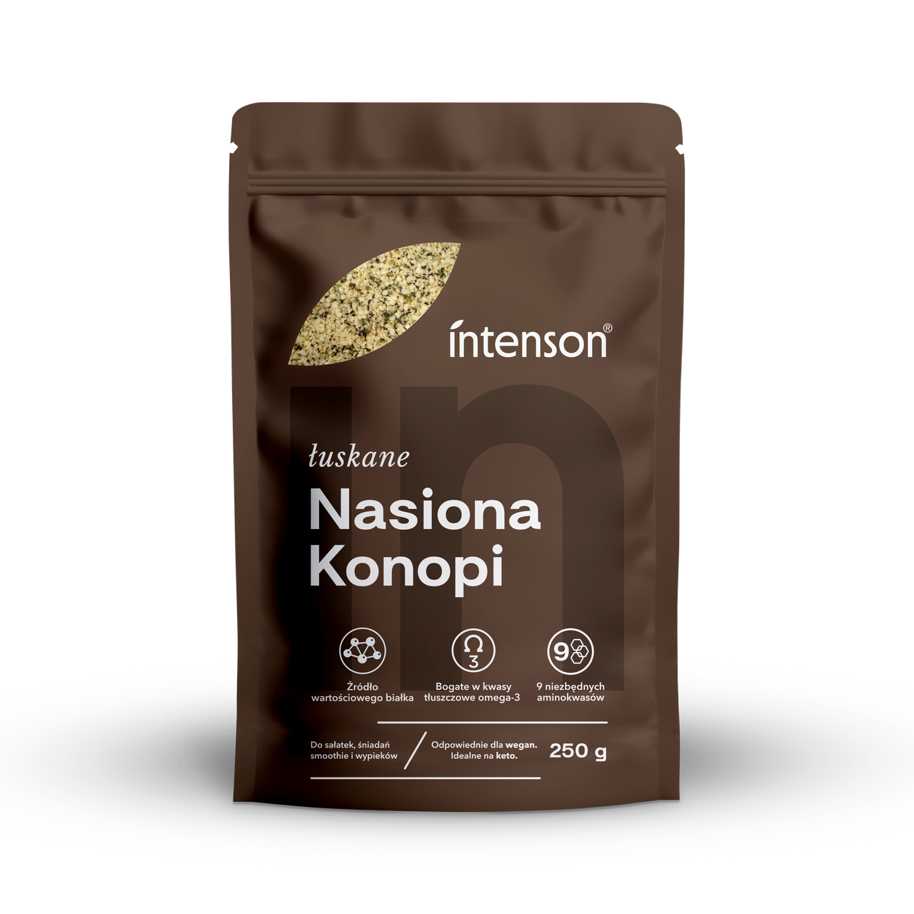 Nasiona konopi - łuskane 250g