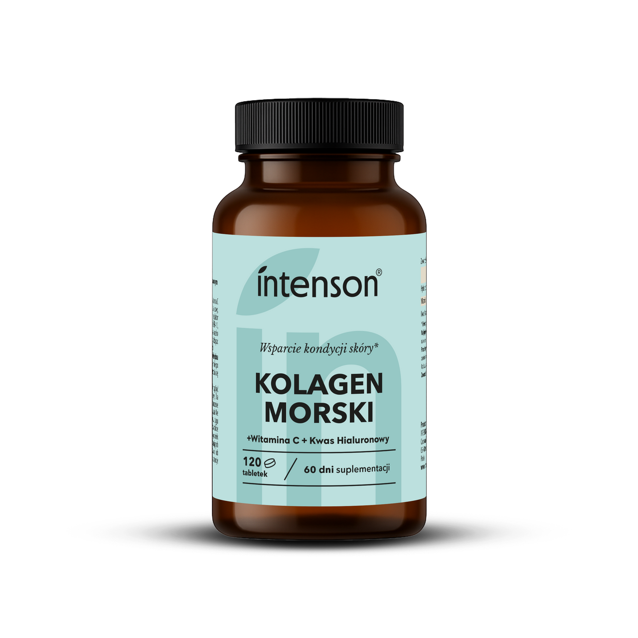 Kolagen morski Anti-Age z kwasem hialuronowym i witaminą C 500 mg, 120 tabletek