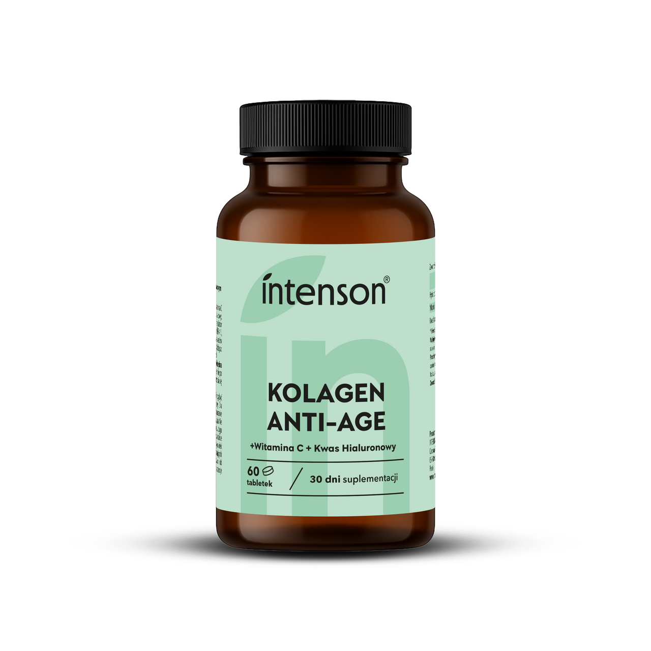 Kolagen Anti-Age z kwasem hialuronowym i witaminą C 500mg, 60 tabletek