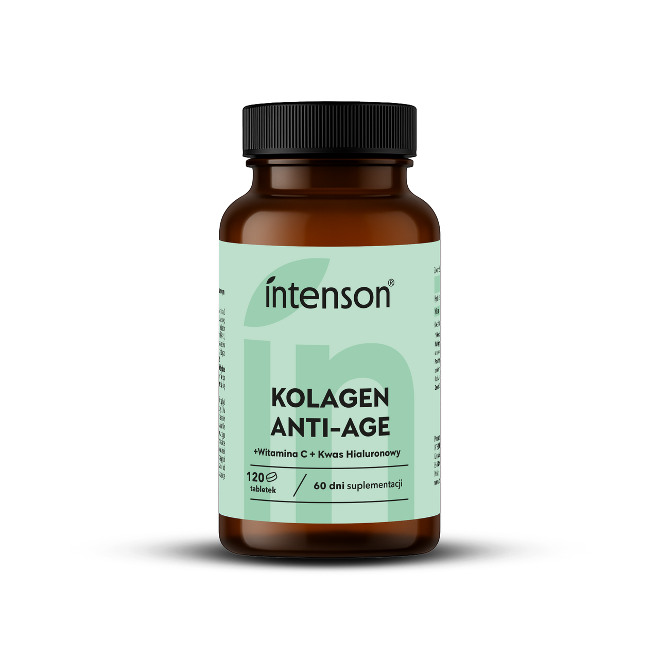 Kolagen Anti-Age z kwasem hialuronowym i witaminą C 500mg, 120 tabletek