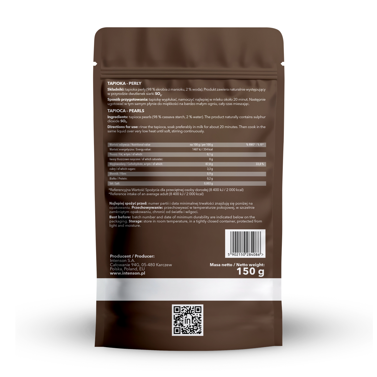 Intenson Tapioka - perły 150g