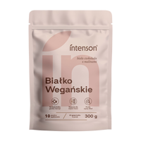 Thumbnail for Intenson Białko Wegańskie o smaku białej czekolady i malin 300g - Intenson.pl