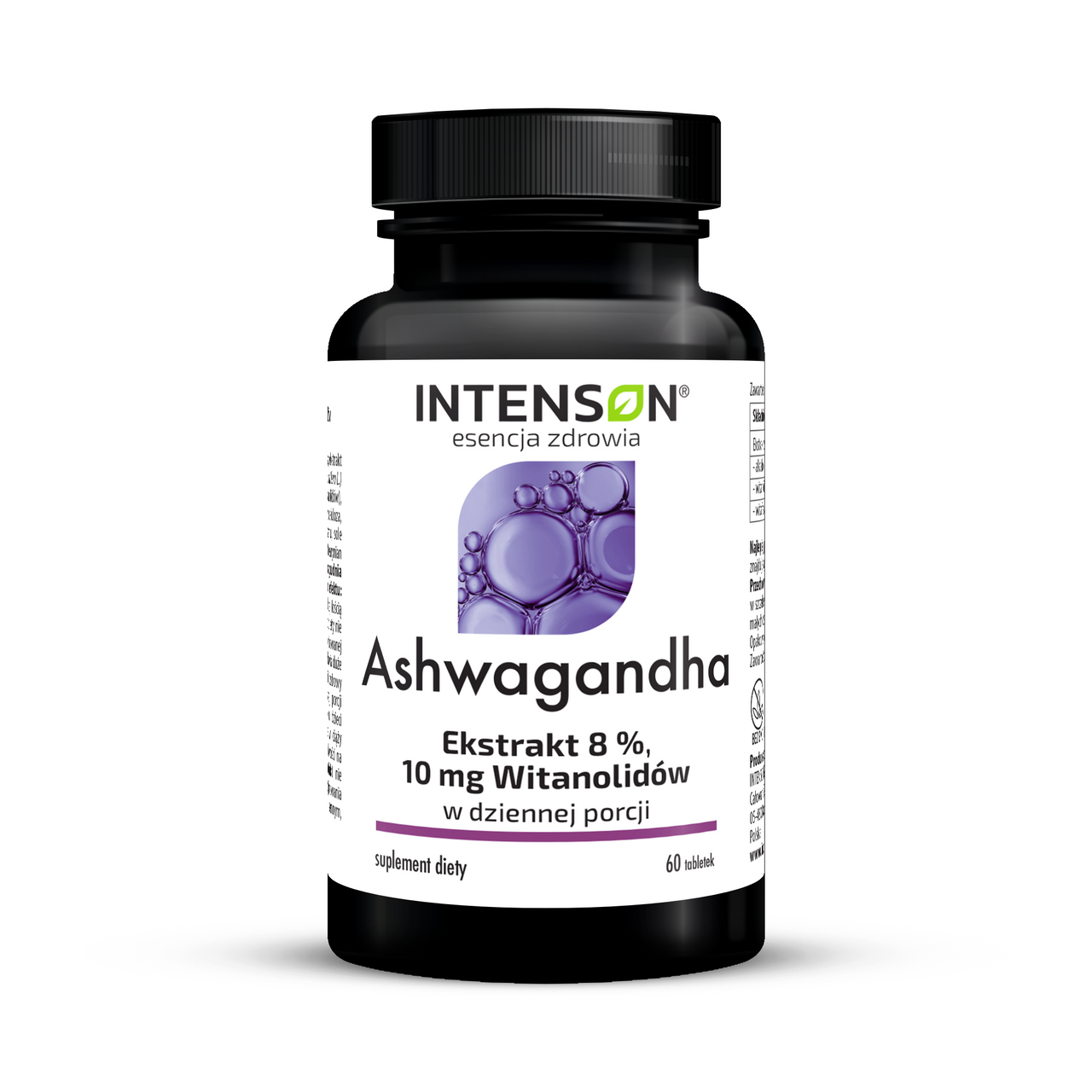 Ashwagandha 10mg witanolidów 60 tabletek