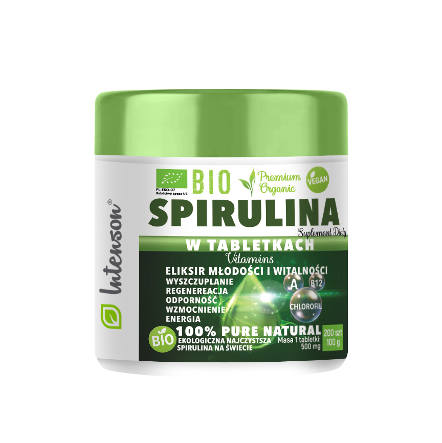 WYPRZEDAŻ: Bio spirulina, 200 tabletek, 24.04.2025