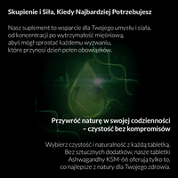 Thumbnail for Ashwagandha 200mg ekstrakt standaryzowany KSM-66 - 60 tabletek - Intenson.pl