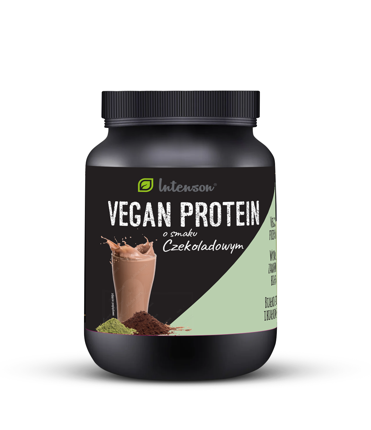 Vegan Protein o smaku czekoladowym 600g - Intenson.pl