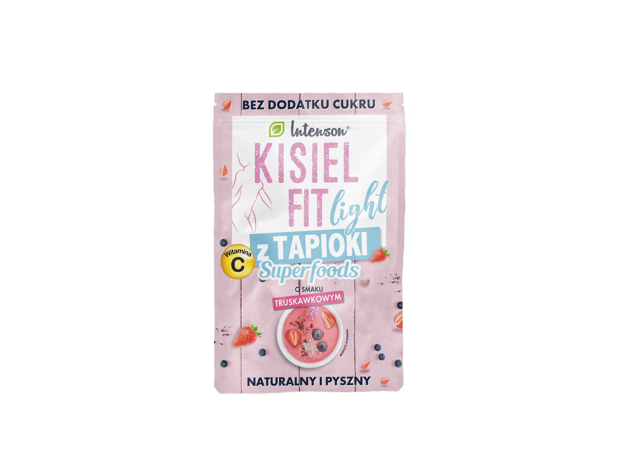 Kisiel fit z tapioki truskawkowy 30g - Intenson.pl