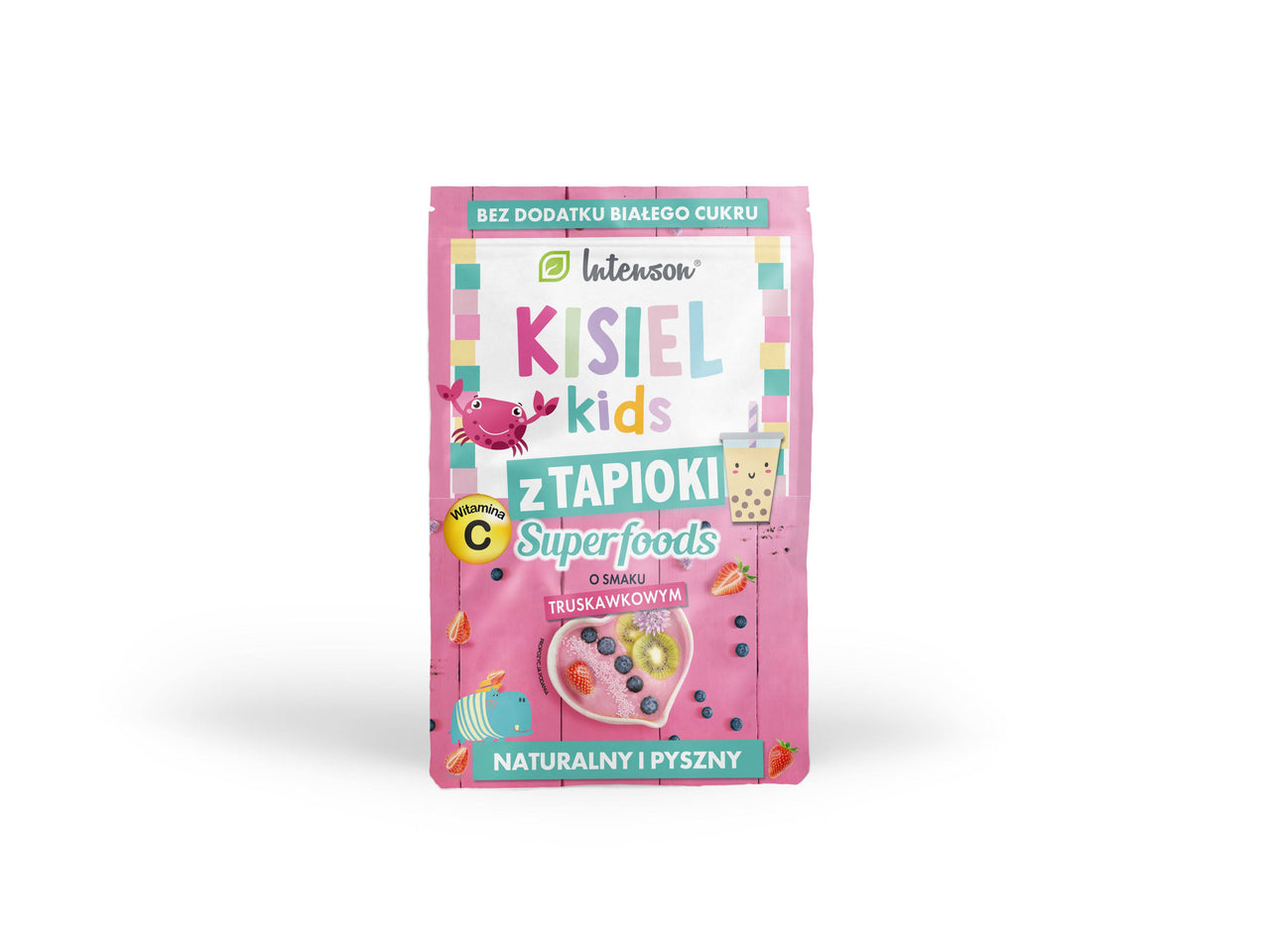 Kisiel kids z tapioki truskawkowy 30g - Intenson.pl
