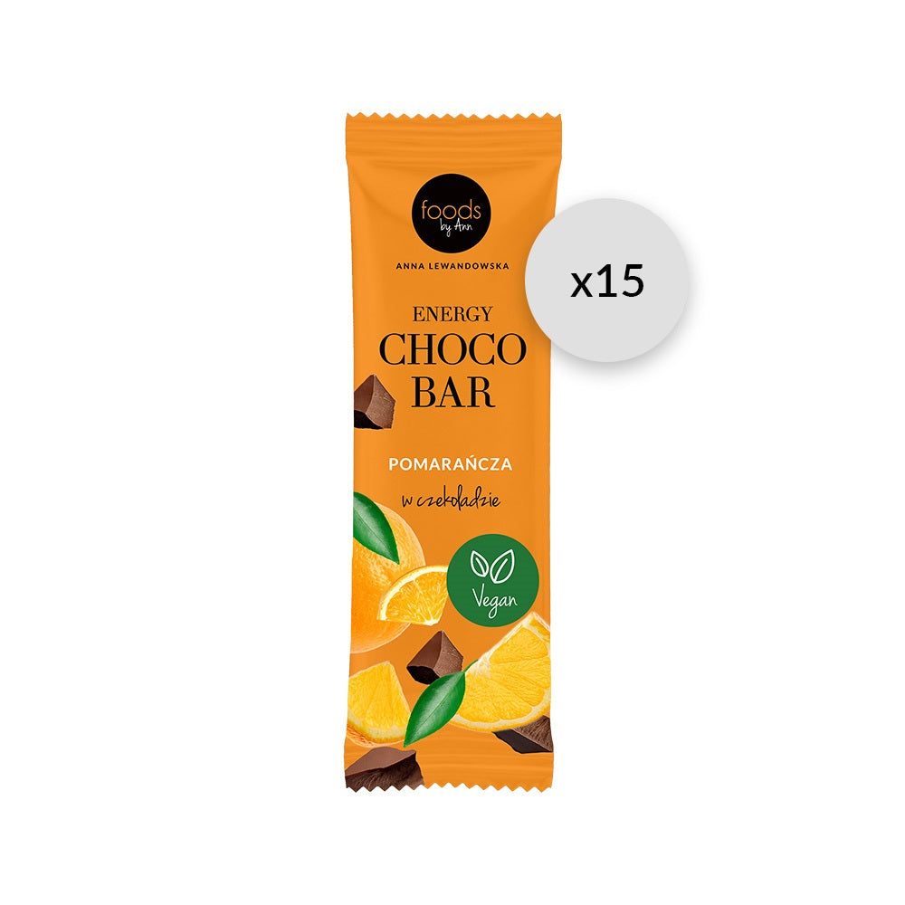 FBA Pocket Choco Bar Pomarańcza w czekoladzie, 35g - Intenson.pl