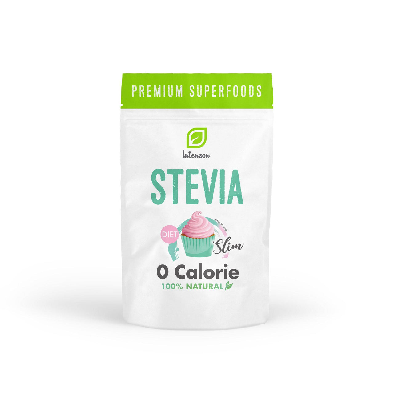 Stevia w kryształkach 1kg (250g x 4) - 0 kcal - Intenson.pl