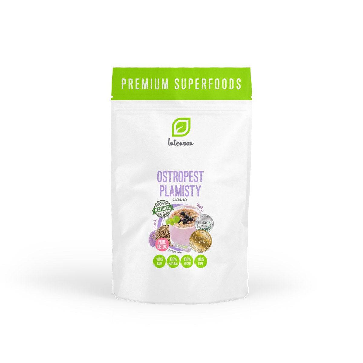 Ostropest Plamisty Ziarno 500g - Intenson.pl